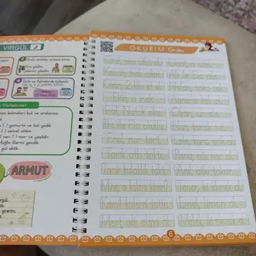 Güzel yazı çalışmaları için gerçekten faydalı oldu. Oluklu yapısı sayesinde kızım daha rahat yazıyor. Sayfaların tekrar kullanılabilmesi de çok avantajlı.