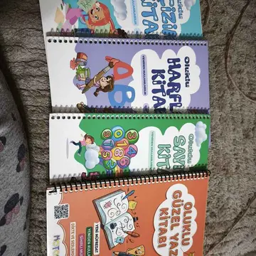 ürünler tek kelimeyle mükemmel okula başlayacak kızıma aldım ilk öğretim 1 düzgün ve taşırmadan yazmasına yardımcı olacak eminim çok zevkli ve keyifli kitaplar gerçekten tavsiye ederim