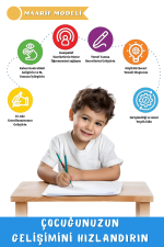 Çizmeyi Öğreten Oluklu (Kabartmalı) Kitabı | Sihirli Yazı Defterleri | Çocuk Aktive Eğitici Kitap - Görsel 3