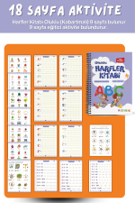 Harfleri Öğreten Oluklu (Kabartmalı) Kitabı | Sihirli Yazı Defterleri | Çocuk Aktive Eğitici Kitap - Görsel 2