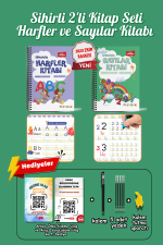 Motossori Sihirli Yazı Defter Kitap 2'li Set | Harfleri | Sayıları Öğreten Oluklu (Kabartmalı) 2’li Kitap Seti | Sihirli Yazı Defterleri | Çocuk Aktive Eğitici Kitap