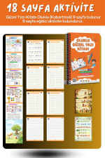 Oluklu - Güzel Yazı, Harfler, Sayılar ve Çizim öğreten 4'lü Sihirli Oluklu Yazı Defter Seti HEDİYELİ - Görsel 6